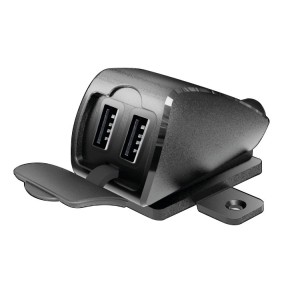 USB-FIX TREK 2 CARGADOR USB DOBLE RESISTENTE AL AGUA ULTRA FAST CHARGE - 5400 mA - 12/24V
