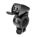 USB-FIX TREK CARGADOR USB DOBLE RESISTENTE AL AGUA ULTRA FAST CHARGE - 5400 mA - 12/24V