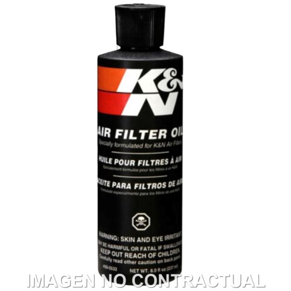ACEITE PARA FILTRO AIRE K&N BOTELLA 8 OZ