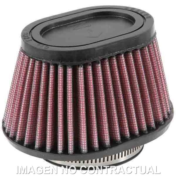 Filtro Potencia K&N Oval Tapa Goma D. 62 mm
