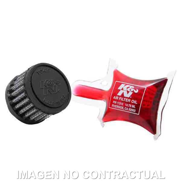 Filtro aire K&N Universal goma 5,8'FLG, 1-3/8'