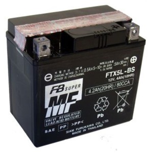 Batería Furukawa FTX5L-BS Sin Mantenimiento