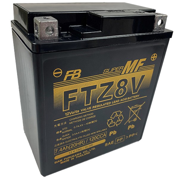 Batería Furukawa FTZ8-V Precargada