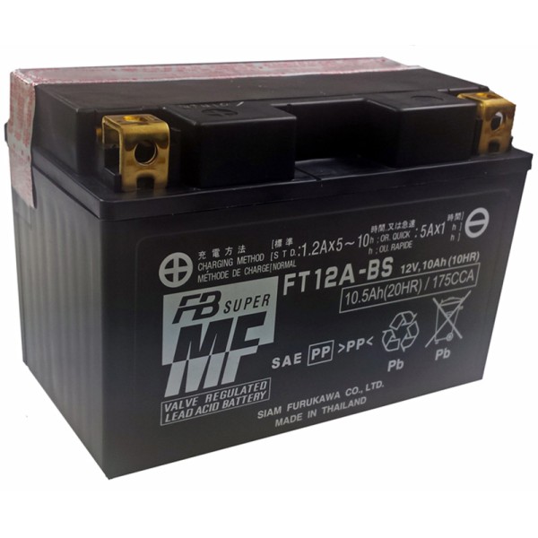 Batería Furukawa FT12A-BS Sin Mantenimiento