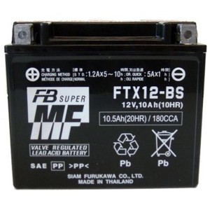 Batería Furukawa FTX12-BS Sin Mantenimiento