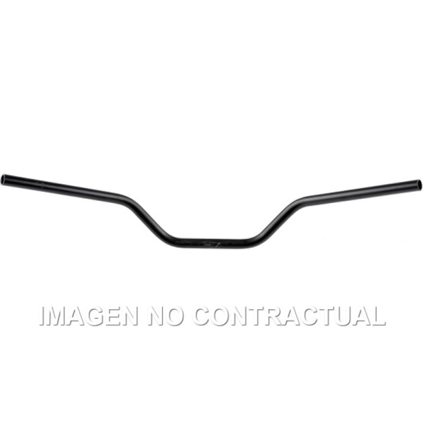 Manillar TRW Acero 22 mm Classic High negro