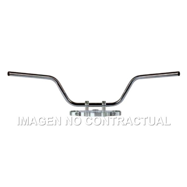 Manillar TRW acero 22 mm Touring Low cromado