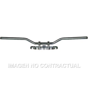 Manillar TRW acero 22 mm Superbike Confort cromado