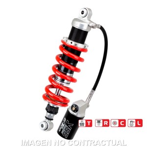 Amortiguador Trasero YSS Gas Top Line c/Botella con latiguillo Triumph Tiger 1050