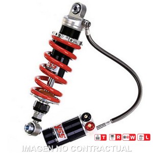 Amortiguador Trasero YSS Gas Top Line c/Botella con latiguillo Kawasaki GPZ 650 R