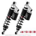 Juego Amortiguadores Traseros YSS Gas Top Line c/Botella superior Moto Guzzi V 65