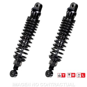 Juego Amortiguadores Traseros YSS Black Edition Gas Top Line Harley Davidson Street