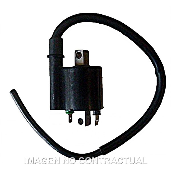 Bobina 12V 3 OHM - 2 Fastons con cable 40 cm.