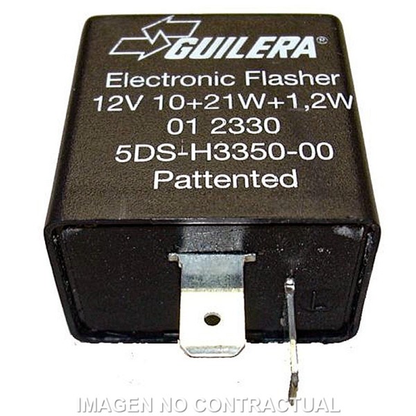 Intermitencia CC 12V 10+21+1,2W 2 Terminales con soporte