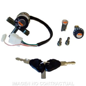 Kit llaves contacto, sillín y guantera Aprilia Scarabeo 4T - Quattro