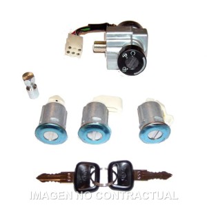 Kit llaves contacto, sillín y guantera Peugeot Geo 50