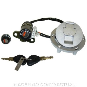 Kit llaves contacto, sillín y depósito Derbi GPR-50
