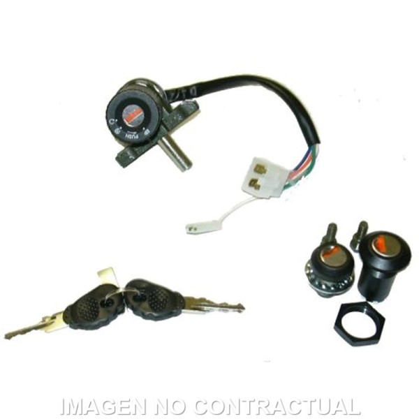 Kit llaves contacto y sillín Aprilia Habana 125