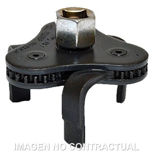 Llave filtro de aceite con brida acero