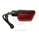Intermitente mini brazo corto aspecto carbono Universal, cantidad mínima 2 unidades.