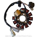 Stator SGR Trifase 11 Polos con pick-up 2 cables (Motor Yamaha 125 4T)