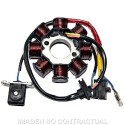 Stator SGR Monofase 8 Polos con pick-up 1 cable Kymco
