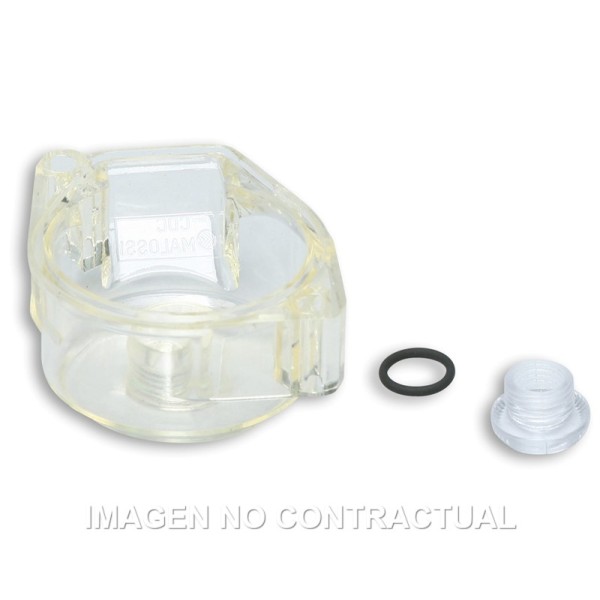Cubeta Transparente Carburador SHA Con Tapón Malossi