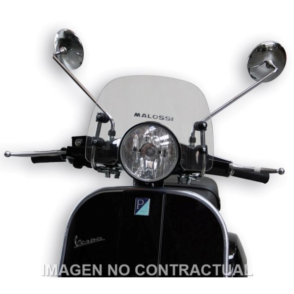 Cúpula Malossi Sport Screen Transparente Vespa PX 125/150/200
