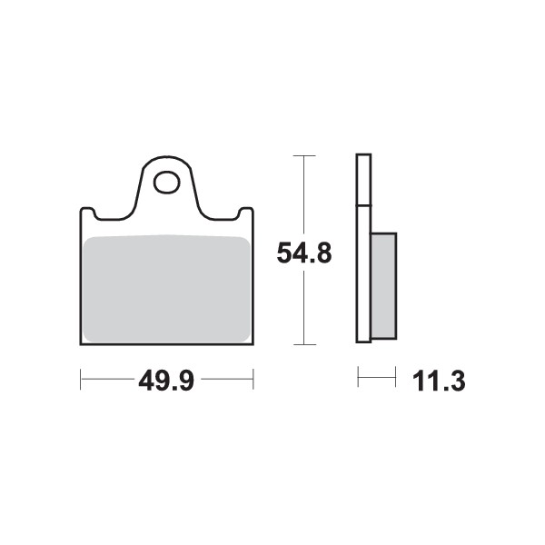 Pastilla de freno SBS P573-LF