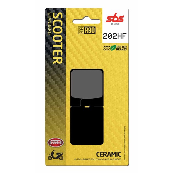 Pastilla de freno SBS P202-HF
