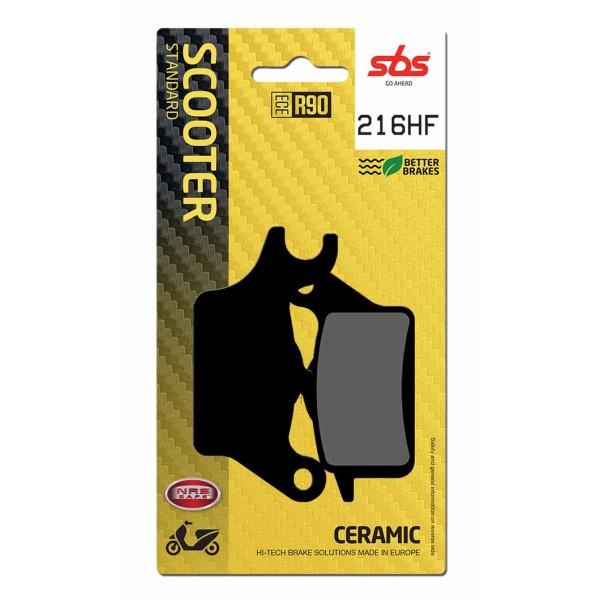 Pastilla de freno SBS P216-HF