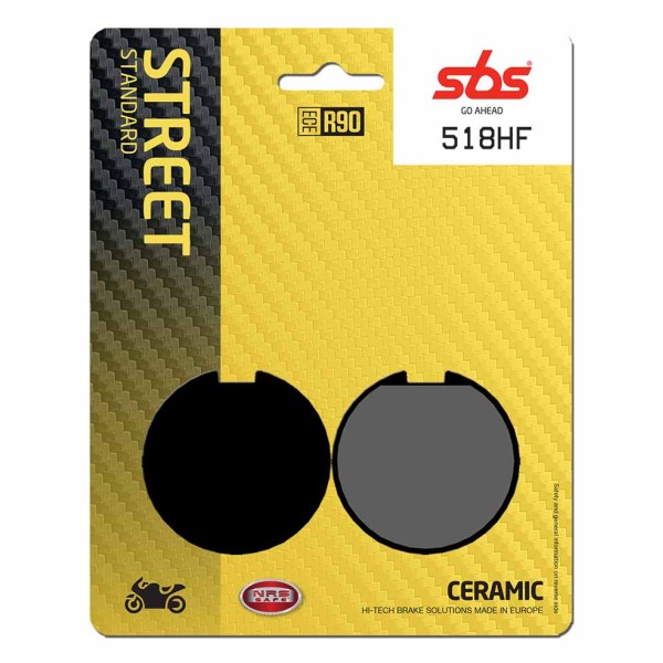 Pastilla de freno SBS P518-HF
