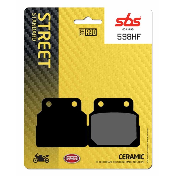 Pastilla de freno SBS P598-HF