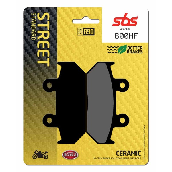 Pastilla de freno SBS P600-HF