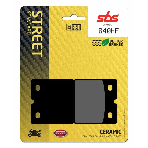 Pastilla de freno SBS P640-HF