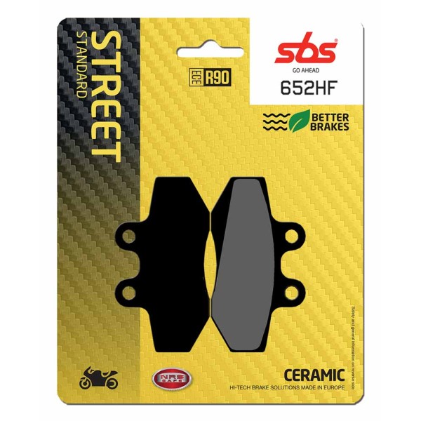 Pastilla de freno SBS P652-HF