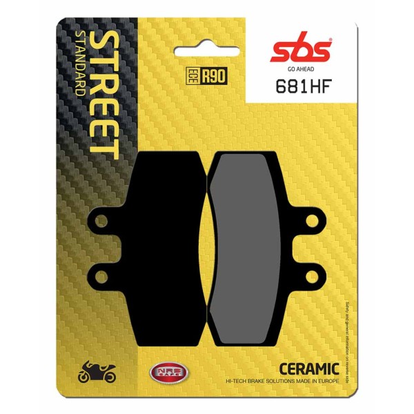 Pastilla de freno SBS P681-HF