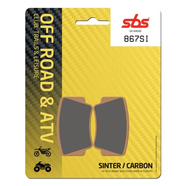 Pastilla de freno SBS P867-SI