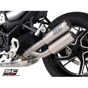 SC Project para BMW R 12 nineT (2023 - 2026) - Escape Twin CR-T titanio