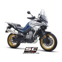 SC Project para CFMOTO 800MT (2025 - 2026) - Euro 5+ - Escape Rally Raid titanio
