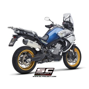 SC Project para CFMOTO 800MT (2025 - 2026) - Euro 5+ - Escape X-Plorer II titanio