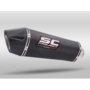 SC Project para CFMOTO 800MT (2022 - 2025) - Euro 5 - Escape X-Plorer II carbono