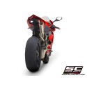 SC Project para DUCATI PANIGALE V4 - V4 S (2019 - 2020) - Línea de escape completa 4-2 titanio, con escape S1-GP titanio