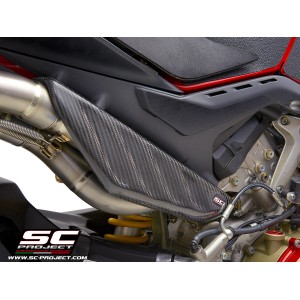 SC Project para DUCATI PANIGALE V4 - V4 S (2019 - 2020) - Línea de escape completa 4-2 titanio, con escape S1-GP titanio