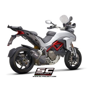 SC Project para DUCATI MULTISTRADA 1200 (2015 - 2017) - S - Escape MTR carbono, con tapa de salida mecanizado a partir de un blo