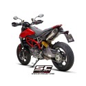 SC Project para DUCATI HYPERMOTARD 950 - RVE - SP (2021 - 2025) - Euro 5 - Par de escapes S1 titanio