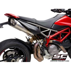 SC Project para DUCATI HYPERMOTARD 950 - RVE - SP (2021 - 2025) - Euro 5 - Par de escapes S1 titanio