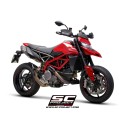 SC Project para DUCATI HYPERMOTARD 950 - RVE - SP (2019 - 2021) - Euro 4 - Par de escapes SC1-M carbono