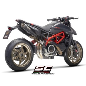 SC Project para DUCATI HYPERMOTARD 950 - RVE - SP (2019 - 2021) - Euro 4 - Supresor de catalizador acero inoxidable, compatible 