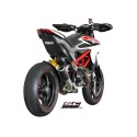 SC Project para DUCATI HYPERMOTARD 821 (2013 - 2016) - Escape CR-T carbono, posición baja